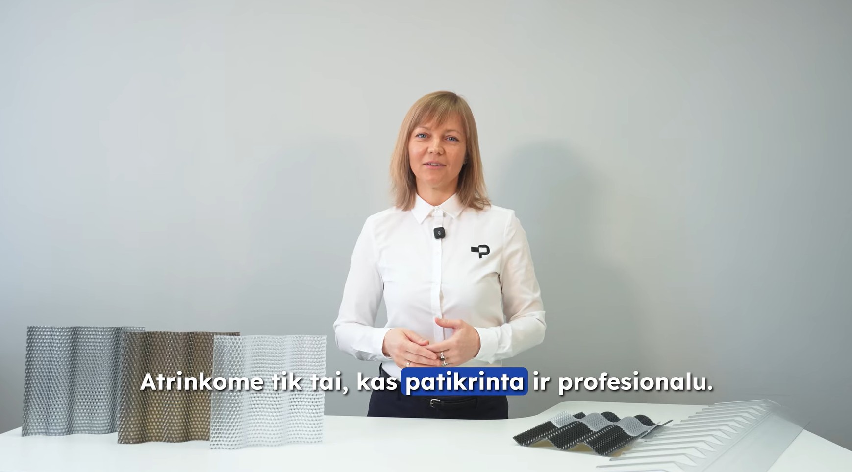 video apzvalga polikarbonatas banguotas diamond