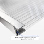 aliumininis polikarbonato profilis f uzbaigimams