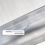 aliumininis latako profilis polikarbonatui