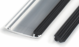 aliuminio prispaudimo profilis polikarbonatui aliuminis