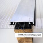 gauminis sandarinimo profilis polikarbonatui ir polikarbonato plokstems