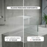 kanalinis polikarbonatas skaidrus