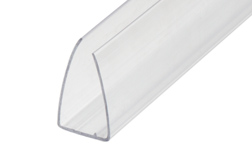 polikarbonato profilis uzbaigimo skaidrus