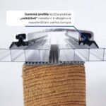 prispaudimo profilis su guminemis tarpinemis polikarbonatui