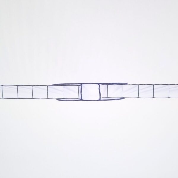 sujungimo profilis polikarbonatinis h skaidrus